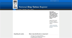 Desktop Screenshot of dog-register.co.uk