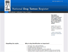 Tablet Screenshot of dog-register.co.uk